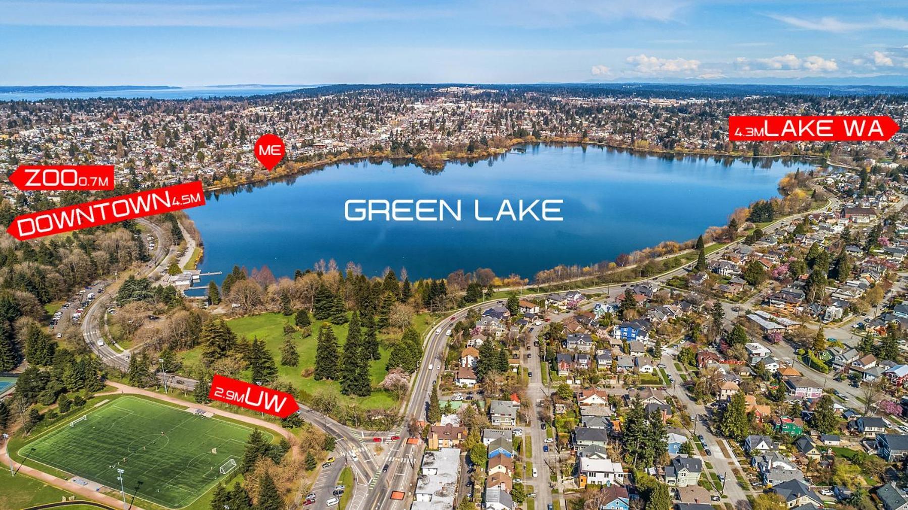 Green Lake 1St Line Home D Full Modern Remodeled Seattle Exterior foto